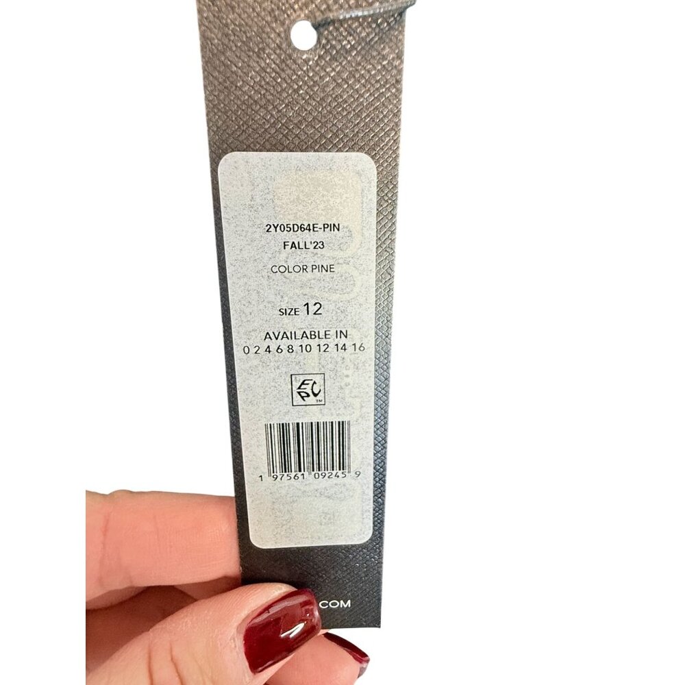 BCBGMaxazria Velvet Bustier Dress in Pine NWT - Size 12 - Picture 8 of 8